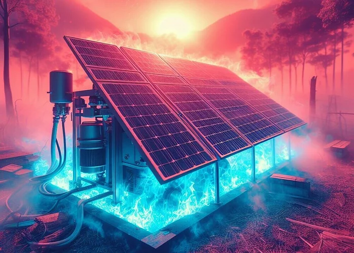 Safety with solar batteries